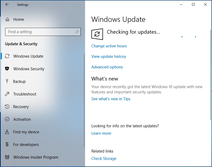 It is essential to keep your Windows 10 up to date.