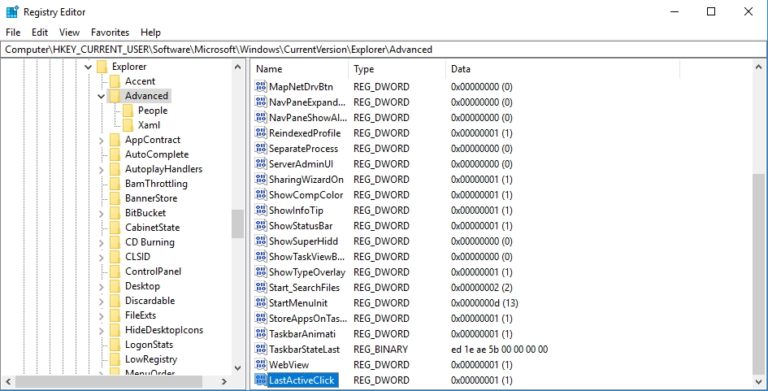 windows 10 cpu registry tweaks