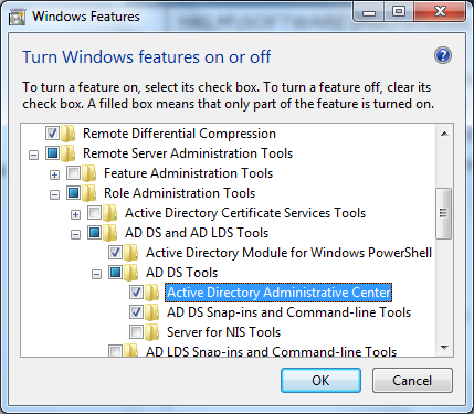 Make sure to check Active Directory Administrative Center