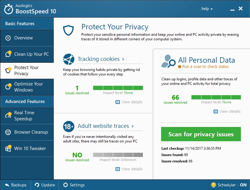 Protect your privacy and improve your PC performance