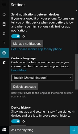 Turn “Send notifications between devices” to On