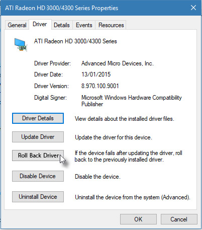 Roll back your drivers to previous versions.