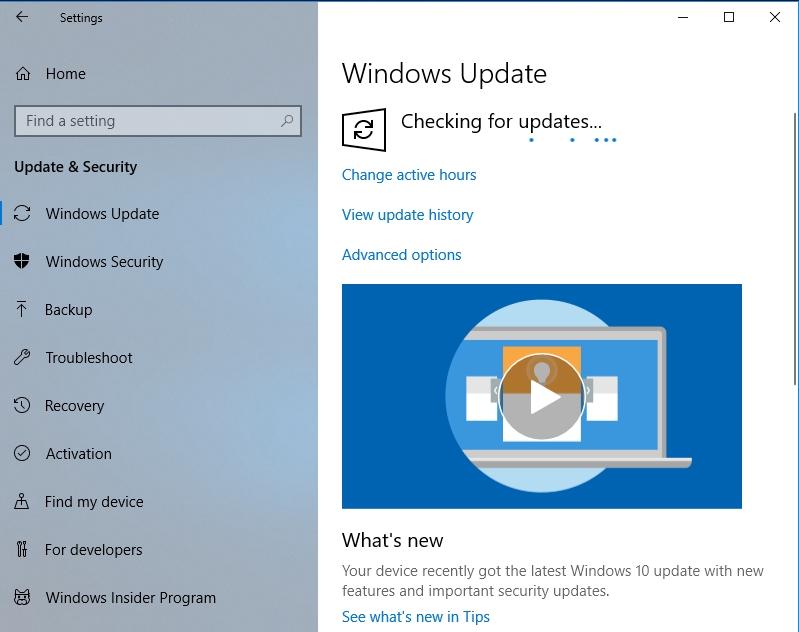 Your Windows 10 will be updated.