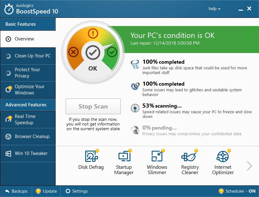 MAke sure your PC's condition is OK.