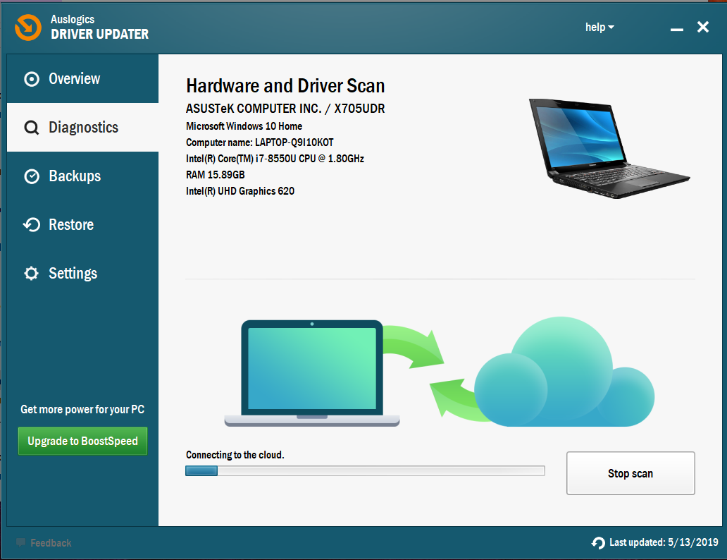 Scan your entire system for driver issues.