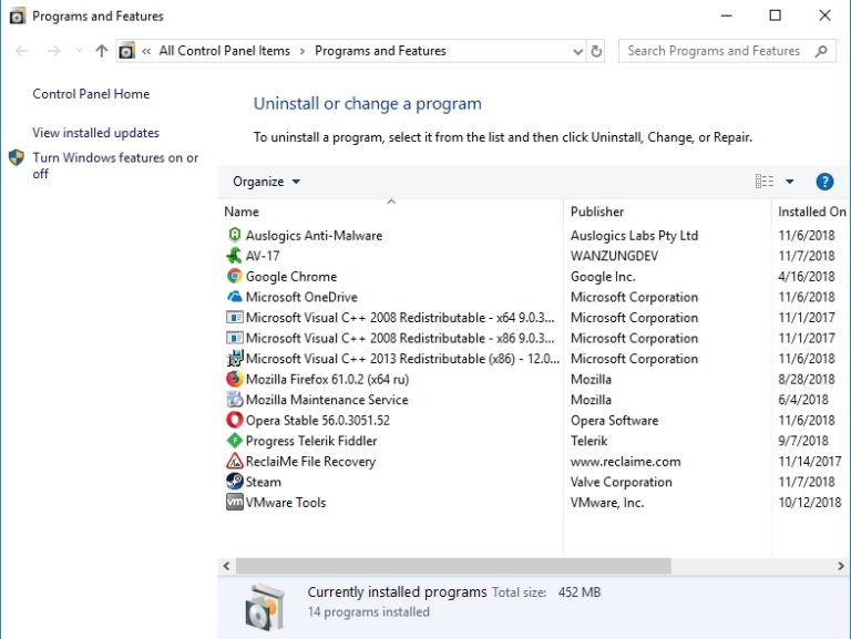 How to get to the Old Uninstall Programs Panel on Windows 10? - The ...