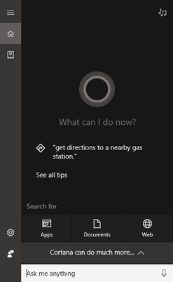 Cortana can answer your questions.