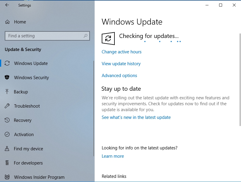 Force your OS to check for updates.