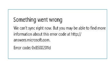 Resolving We Can’t Sync Right Now Error (0x8500201d) - The Official